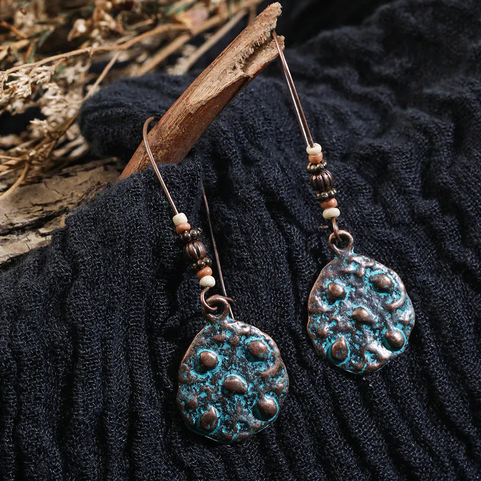 Bohemian Alloy Long Earrings - Vintage Style Wholesale
