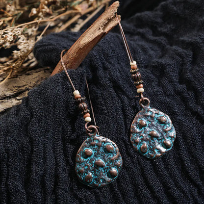 Bohemian Alloy Long Earrings - Vintage Style Wholesale