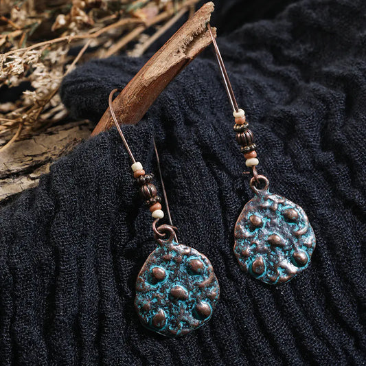 Bohemian Alloy Long Earrings - Vintage Style Wholesale