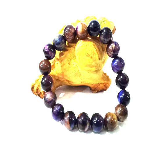 Blue Tiger Eye Gemstone Bracelet