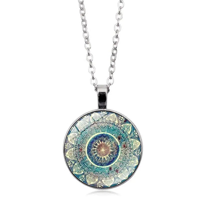 Mandala Yoga Gemstone Necklace