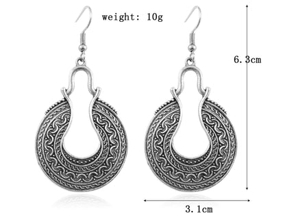 Bohemian Alloy Long Earrings - Vintage Style Wholesale