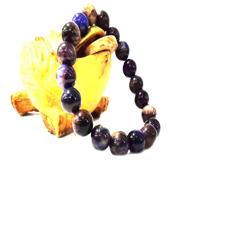 Blue Tiger Eye Gemstone Bracelet
