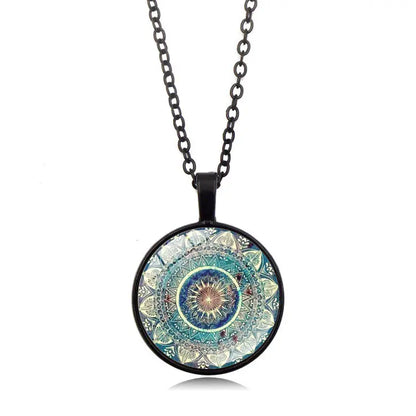 Mandala Yoga Gemstone Necklace